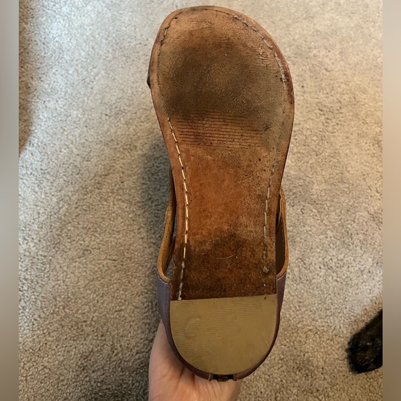 BED STU Soto Sandals in Purple Rustic Leather Size - Picture 6 of 6